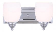  IVL259A02CH - Griffin 2 Light Vanity, Chrome Finish