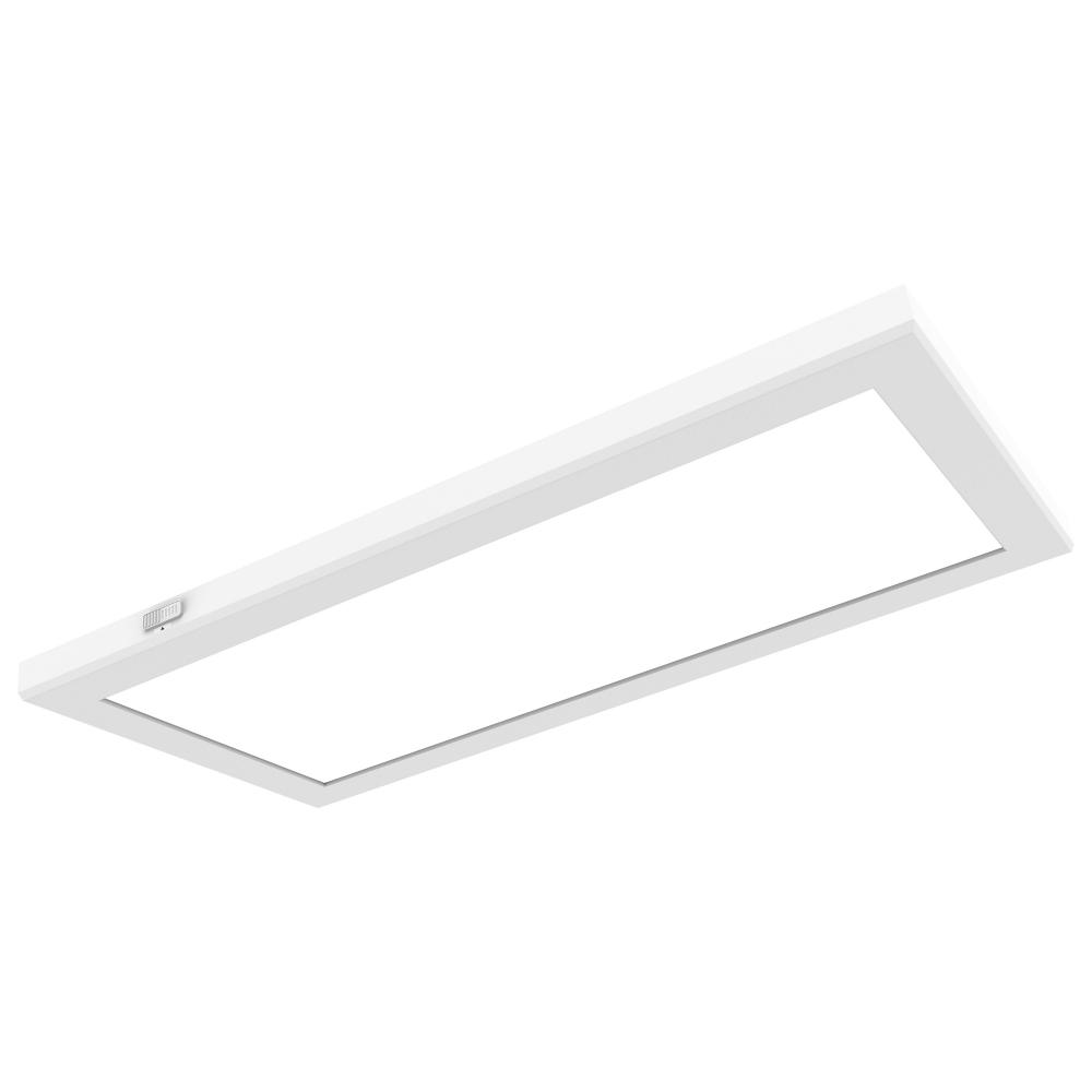 Blink Pro Plus; 24 Watt; 12 in. x 24 in.; Surface Mount LED; CCT Selectable; 90 CRI; White Finish;