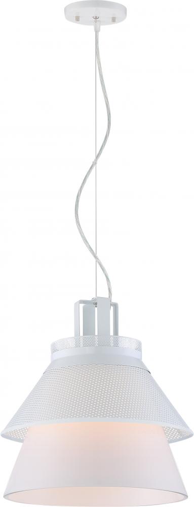 Kyto - LED 13" Pendant with White Opal Glass