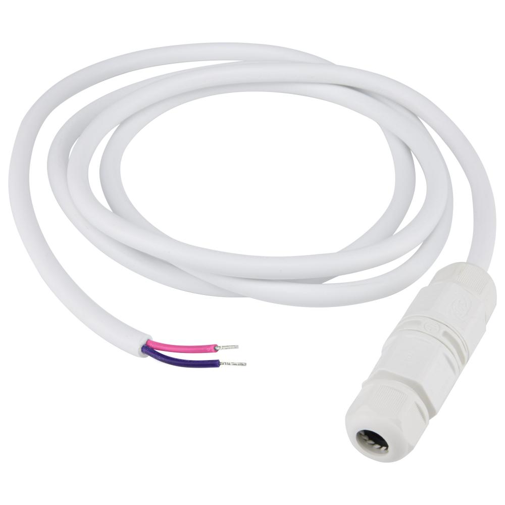 Whip Connector; 5.5 Foot; IP68 Rated; White; 0-10V Dimming