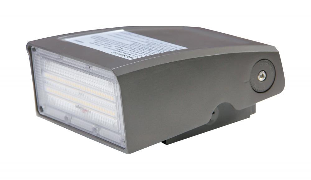 40 Watt Adjustable LED Wall Pack; CCT Selectable; 4800-5000 Lumens; DLC Premium