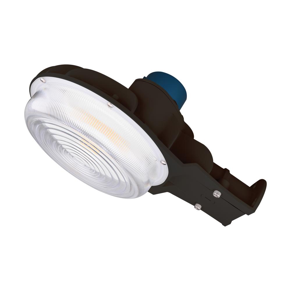 29 Watt LED Area Light with Photocell; CCT Selectable and Dimmable; Bronze Finish; 120-277 Volts;
