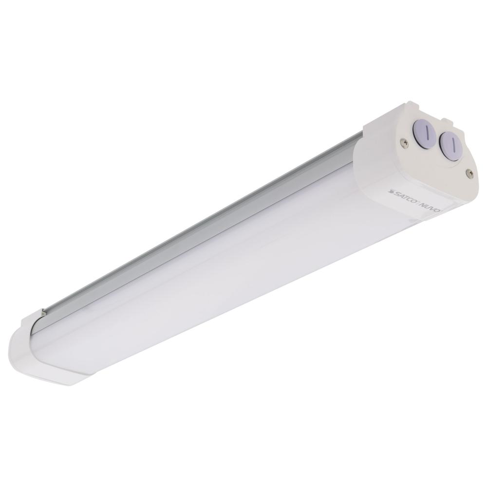 2 Foot; 20 Watt; LED Tri-Proof Linear Fixture; CCT Selectable; IP65 and IK08 Rated; 0-10V Dimming;