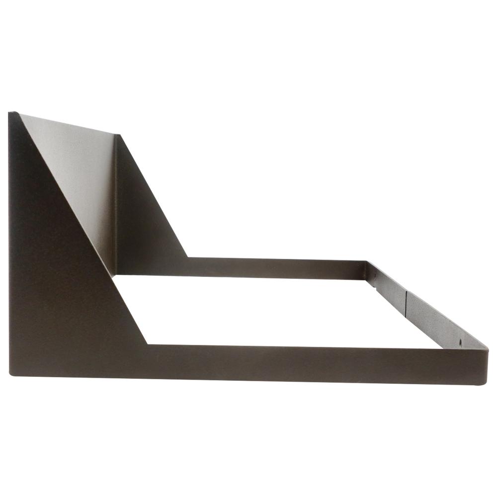 Area Light Cutoff Shield; Bronze Finish; For Use With 100W/150W/240W/300W Fixtures