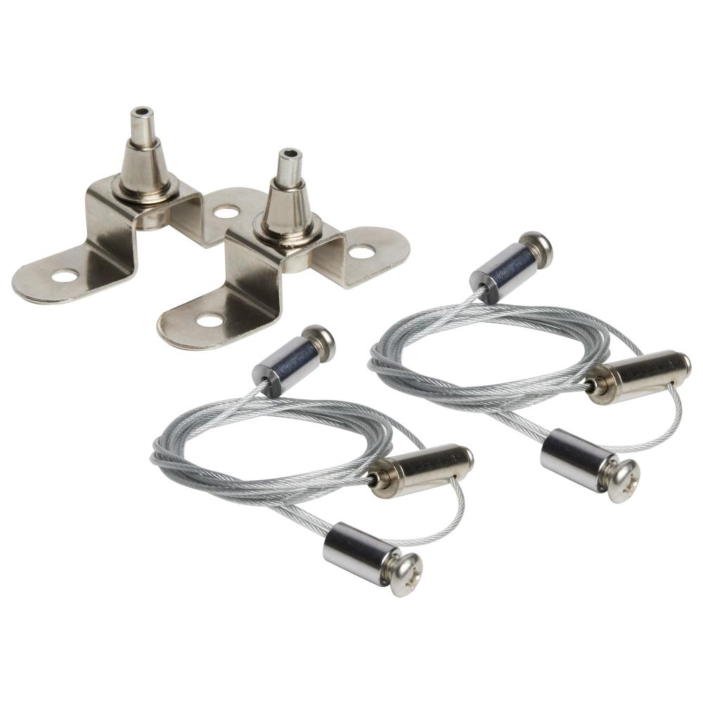 Suspension Kit for dual T8 lamp ready fixture channel, 3ft. 3in.