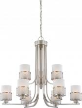 Nuvo 60/4689 - FUSION 9 LIGHT CHANDELIER