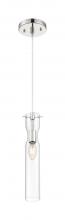 Nuvo 60/6866 - Spyglass - 1 Light Mini Pendant with Clear Glass - Polished Nickel Finish