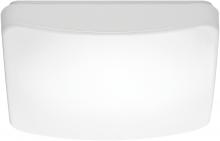 Nuvo 62/1097 - 11"- LED Flush with White Acrylic Lens - Square - White Finish - with Occupancy Sensor - 120V
