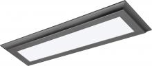 Nuvo 62/1175 - Blink Plus Profile - 22W- 7" x 25" Surface Mount LED - 3000K - Gun Metal Finish - 100-277V