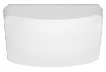 Nuvo 62/1214 - 11 inch; Flush Mounted LED Fixture; CCT Selectable; Square; White Acrylic