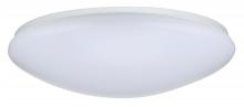Nuvo 62/1218 - 19 inch; Flush Mounted LED Fixture; CCT Selectable; Round; White Acrylic