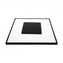 Nuvo 62/1520 - 26 watt; 13" Flush Mount LED Fixture; Square Shape; Black Finish