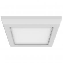 Nuvo 62/1704 - Blink Pro - 9W; 5in; LED Fixture; CCT Selectable; Square Shape; White Finish; 120V