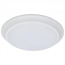 Nuvo 62/1810 - 10 inch; LED Disk Light; 6 Unit Contractor Pack; 5-CCT Selectable 27K/3K/35K/4K/5K; White Finish