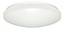 Nuvo 62/798 - 14"- LED Flush with White Acrylic Lens - White Finish - 50 Percent Dimming- 120-277V
