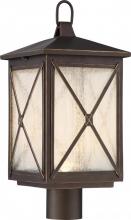 Nuvo 62/815 - Roxton Post Lantern; Umber Bay Finish