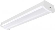 Nuvo 65/1091 - LED 2 ft.- Ceiling Wrap with Pull Chain - 20W - 3000K - White Finish - 120V