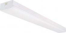  65/1145 - LED 4 ft.- Wide Strip Light - 40W - 4000K - White Finish - Connectible with Sensor