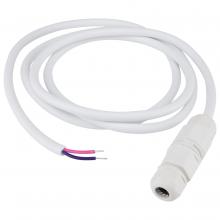 Nuvo 65/170 - Whip Connector; 5.5 Foot; IP68 Rated; White; 0-10V Dimming