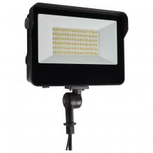 Nuvo 65/542 - LED Tempered Glass Flood Light with Bypassable Photocell; CCT Selectable 3K/4K/5K; Wattage