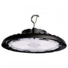 Nuvo 65/771R2 - Wattage 150W/175W/200W and CCT Selectable 3K/4K/5K LED UFO High Bay; 100-277 Volt; Black Finish