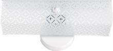 Nuvo SF76/276 - 2 Light - 14" Vanity with Diamond "U" Channel Glass - White Finish