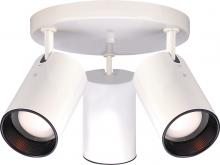 Nuvo SF76/416 - 3 Light - R20 Straight Cylinder - White Finish