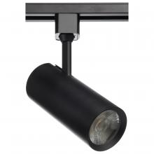 Nuvo TH612 - 20 Watt; LED Commercial Track Head; Black; Cylinder; 24 Degree Beam Angle