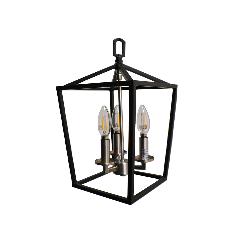3-Light Open Cage Entry - MB/NK