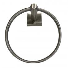  20979 - Square Style Towel Ring - Satin Nickel(US15)