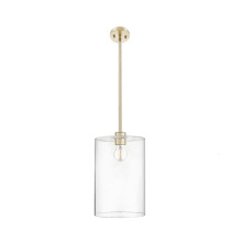 HOMEnhancements 21909 - Minicio 1-Light 9" Clear Glass Pendant - CG