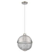 HOMEnhancements 70259 - Vivio Parma 1-Light Metal and Mesh Globe Pendant - NK E26
