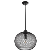  70262 - Vivio Florence 1-Light Metal and Mesh Globe Pendant - MB E26