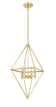  70376 - Vivio Gomez 4-Light 20" Geometric Triangle Pendant - CG