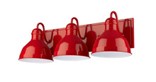  70409 - Vivio Gia 3-Light Vanity - Glossy Red