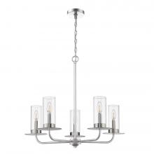  70580 - Vivio 5-Light Clear Glass Chandelier - NK