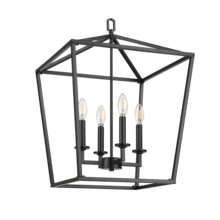HOMEnhancements 20703 - 4-Light Open Cage Entry - MB