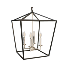 HOMEnhancements 20511 - 4-Light Open Cage Entry - MB/NK