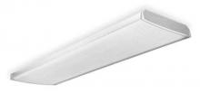HOMEnhancements 18353 - 2-Bulb 48" Prismatic Wraparound Fixture - LED-120V Only - No Ballast