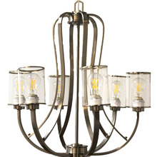  19106 - Lexington 6-Light Clear Glass Chandelier - NK