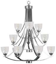  19157 - Victoria 12-Light Chandelier - NK Clear Glass