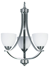  15744 - Victoria 3-Light Chandelier - NK White Glass