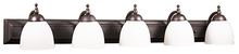  16863 - Austin 5-Light White Vanity - RB