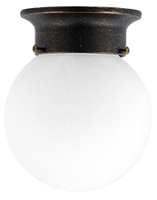 HOMEnhancements 16635 - 1-Light White Globe - RB